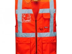 Veste reflectorizante rosii de calitate